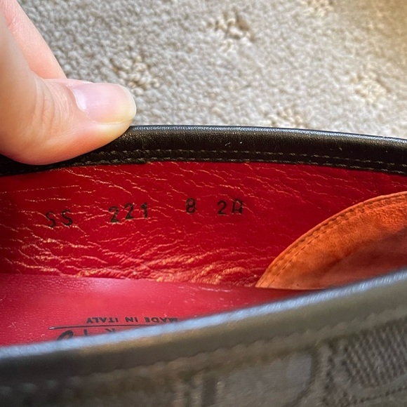 Salvatore Ferragamo Black Penny Loafer Size 8 AA - Picture 7 of 7